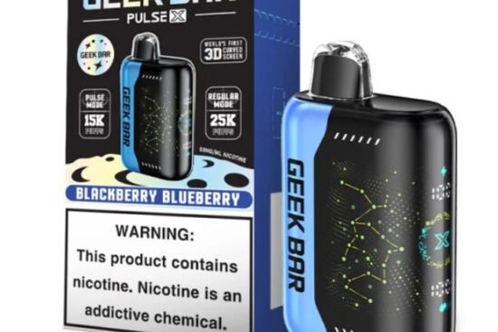 If you’re craving a rich, fruity vaping experience, the Blackberry Blueberry Geek Bar Pulse X Edition is perfect for you. The balanced blend of sweet blackberries and tangy blueberries offers a refreshing burst of flavor in every puff.